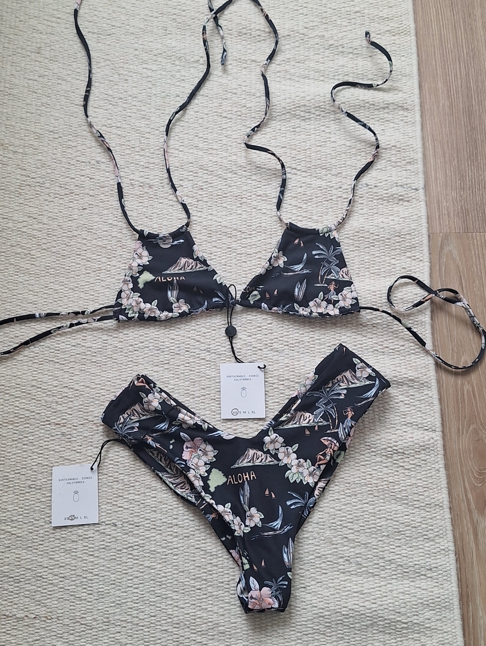 Skatie Kona Print Bikini Set